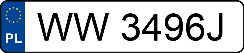 Numer rejestracyjny WW 3496J posiada FIAT/MOOVEO P007XTC - WW3496J