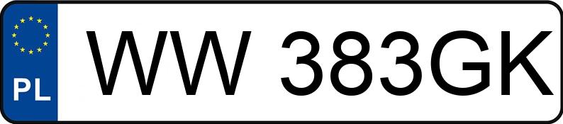 Numer rejestracyjny WW383GK posiada BMW 316i Kat. MR`98 E46 316i Kat. MR`98 E46