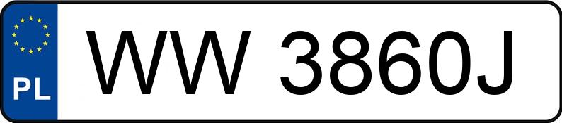 Numer rejestracyjny WW 3860J posiada BMW M5 - WW3860J