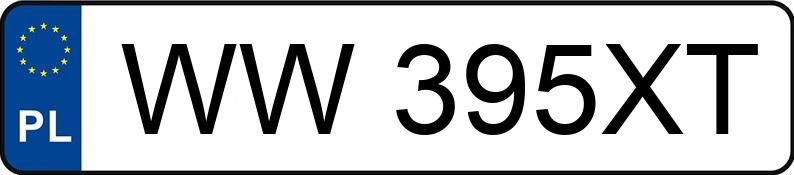 Numer rejestracyjny WW 395XT posiada MERCEDES-BENZ A 180 - WW395XT
