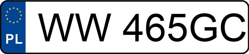 Numer rejestracyjny WW 465GC posiada OPEL ASTRA - WW465GC