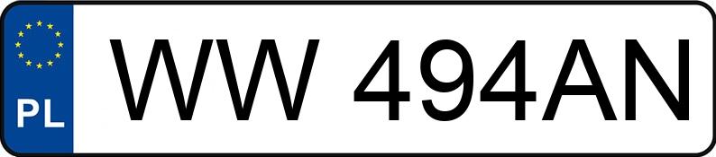 Numer rejestracyjny WW 494AN posiada TOYOTA TOYOTA COROLLA ZE1EE(EU,M) - WW494AN Numer rejestracyjny WW 494AN posiada TOYOTA TOYOTA COROLLA ZE1EE(EU,M) - WW494AN