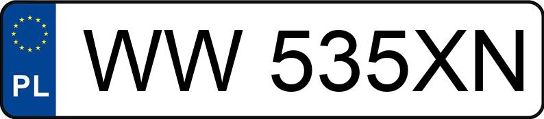 Numer rejestracyjny WW 535XN posiada LEXUS GS200T - WW535XN Numer rejestracyjny WW 535XN posiada LEXUS GS200T - WW535XN