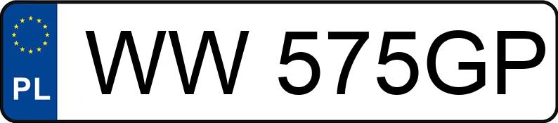 Numer rejestracyjny WW 575GP posiada BMW M5 - WW575GP Numer rejestracyjny WW 575GP posiada BMW M5 - WW575GP