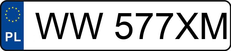 Numer rejestracyjny WW 577XM posiada VOLVO S60 2.0 T5 MR`16 E6 Summum Cross Country AWD Getr - WW577XM