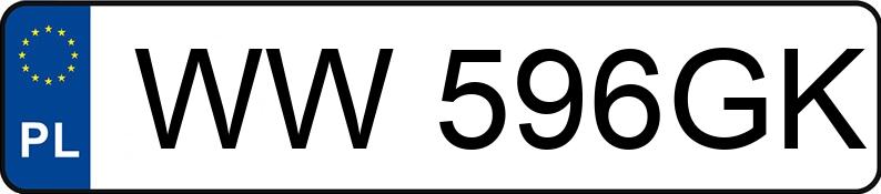 Numer rejestracyjny WW 596GK posiada DAF XF 480 FT H4EN3 - WW596GK