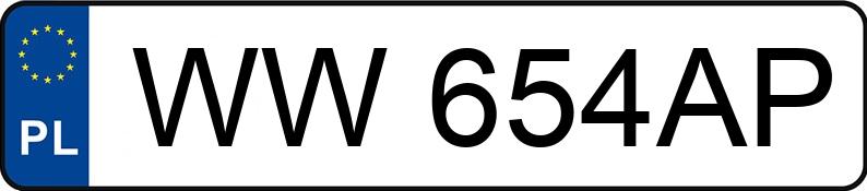 Numer rejestracyjny WW 654AP posiada MERCEDES-BENZ G 500 - WW654AP