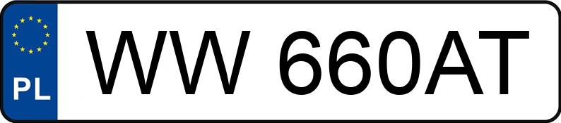 Numer rejestracyjny WW 660AT posiada AUDI A6 Avant 2.0 TFSI MR`25 E6e-bis C9 S tronic - WW660AT