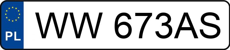 Registreringsnummeret WW 673AS har BMW 116i MR`24 E6d/e F70 Steptronic - WW673AS