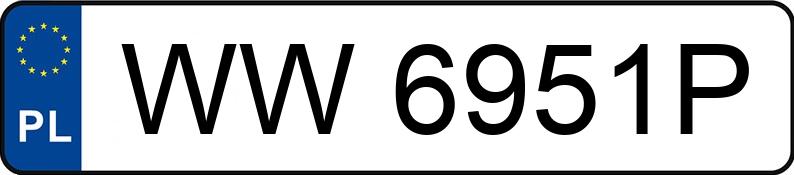 Numer rejestracyjny WW 6951P posiada NISSAN MICRA - WW6951P