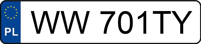 Numer rejestracyjny WW 701TY posiada OPEL Movano 2.8 DTI 2.8t L1H1 - WW701TY
