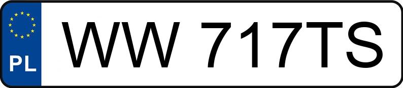 Numer rejestracyjny WW 717TS posiada MG ZS VTi-Tech MR`24 E6d Excite - WW717TS