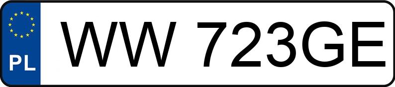 Numer rejestracyjny WW 723GE posiada AUDI Q5 - WW723GE