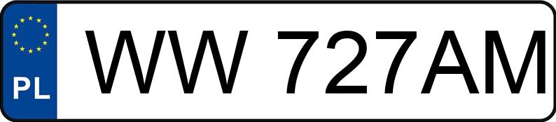 Die Registrierungsnummer WW 727AM hat SAAB 9-5 3.0 MR`01 E3 t Arc - WW727AM