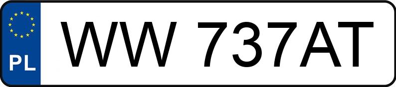 Numer rejestracyjny WW 737AT posiada MERCEDES-BENZ S 580 MAYBACH - WW737AT