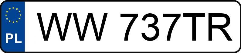 Numer rejestracyjny WW 737TR posiada BMW X3 Diesel MR`22 E6d G01 xDrive30d - WW737TR Numer rejestracyjny WW 737TR posiada BMW X3 Diesel MR`22 E6d G01 xDrive30d - WW737TR