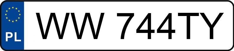 Numer rejestracyjny WW 744TY posiada RENAULT KADJAR - WW744TY