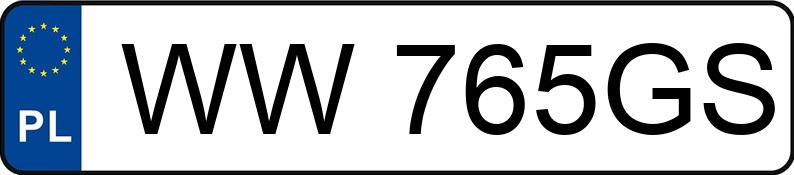 Numer rejestracyjny WW 765GS posiada FORD FOCUS DA3 - WW765GS