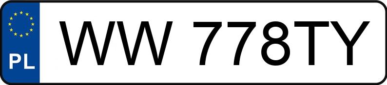 Numer rejestracyjny WW 778TY posiada MERCEDES-BENZ GLC 300 DE 4MATIC - WW778TY