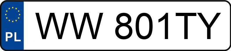 Numer rejestracyjny WW 801TY posiada LAND ROVER Range Rover Sport III 3.0 Diesel MR`23 E6d S - WW801TY