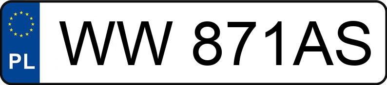 Numer rejestracyjny WW 871AS posiada MAZDA MAZDA CX-60 - WW871AS