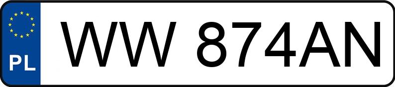 Numer rejestracyjny WW 874AN posiada HYUNDAI Tucson 1.6 T-GDI MR`25 E6e Platinum - WW874AN