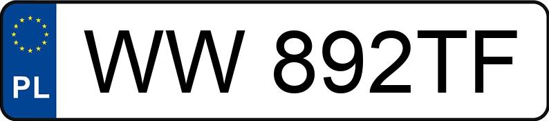 Numer rejestracyjny WW 892TF posiada SKODA KAMIQ - WW892TF Numer rejestracyjny WW 892TF posiada SKODA KAMIQ - WW892TF