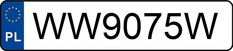 Numer rejestracyjny WW 9075W posiada TOYOTA PRIUS - WW9075W Numer rejestracyjny WW 9075W posiada TOYOTA PRIUS - WW9075W