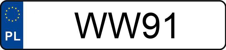 Numer rejestracyjny WW 91 posiada PORSCHE 911 CARRERA - WW91 Numer rejestracyjny WW 91 posiada PORSCHE 911 CARRERA - WW91