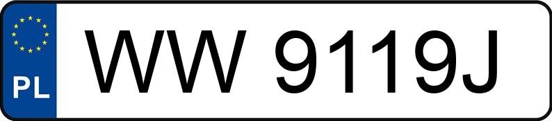 Numer rejestracyjny WW9119J posiada BENTLEY Mulsanne 6.8 Kat. MR`09 E5 Aut.