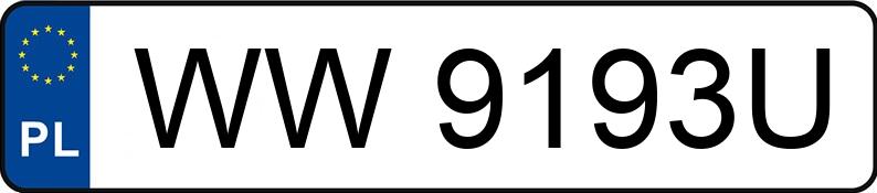 Numer rejestracyjny WW9193U posiada OPEL Astra Classic III MR`10 E5 Astra Classic III MR`10 E5