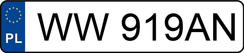 Numer rejestracyjny WW 919AN posiada MAZDA CX-60 e-SKYACTIV MHEV MR`22 E6d Prime-Line Aut. - WW919AN