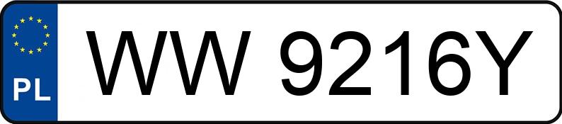 Numer rejestracyjny WW 9216Y posiada AUDI A4 AVANT - WW9216Y Numer rejestracyjny WW 9216Y posiada AUDI A4 AVANT - WW9216Y