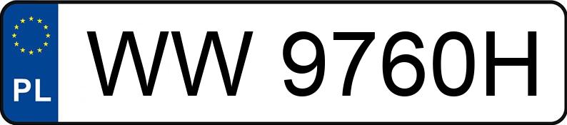Numer rejestracyjny WW 9760H posiada HONDA Civic 1.6i Kat. MR`87 Civic 1.6i Kat. MR`87 - WW9760H