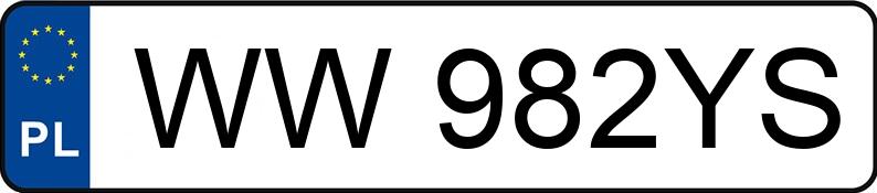 Numer rejestracyjny WW 982YS posiada TOYOTA Yaris 1.0 MR`17 E6 Life - WW982YS Numer rejestracyjny WW 982YS posiada TOYOTA Yaris 1.0 MR`17 E6 Life - WW982YS