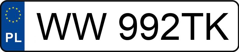 Numer rejestracyjny WW 992TK posiada PEUGEOT 407 2.0 HDI SW - WW992TK