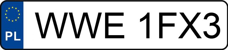Numer rejestracyjny WWE 1FX3 posiada VOLKSWAGEN Polo III SDI MR`99 E2 GP Classic - WWE1FX3