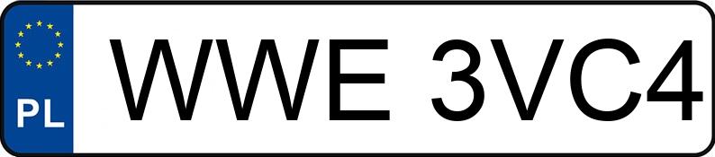 Numer rejestracyjny WWE 3VC4 posiada SKODA Fabia II 1.4 MR`07 E4 Fun - WWE3VC4