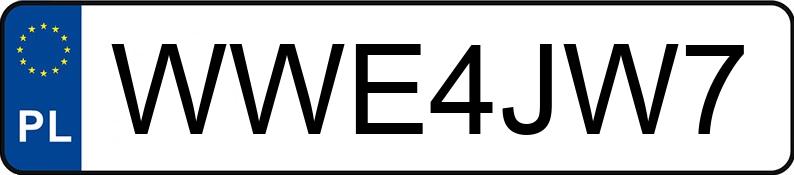 Numer rejestracyjny WWE 4JW7 posiada FORD FOCUS - WWE4JW7 Numer rejestracyjny WWE 4JW7 posiada FORD FOCUS - WWE4JW7