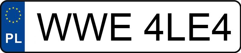 Numer rejestracyjny WWE 4LE4 posiada NISSAN Qashqai II 1.6 dCi MR`14 E6 Tekna Xtronic CVT - WWE4LE4