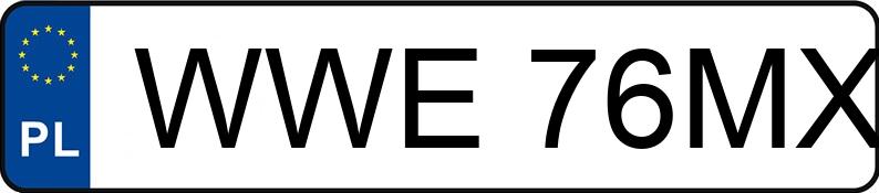 Numer rejestracyjny WWE 76MX posiada DAEWOO-FSO MOTOR POLONEZ CARO PLUS - WWE76MX Numer rejestracyjny WWE 76MX posiada DAEWOO-FSO MOTOR POLONEZ CARO PLUS - WWE76MX
