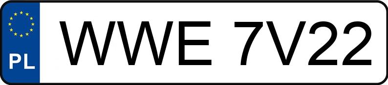 Numer rejestracyjny WWE 7V22 posiada FORD Explorer VI MR`16 XLT 4WD - WWE7V22
