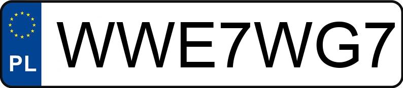 Numer rejestracyjny WWE 7WG7 posiada BMW 320D - WWE7WG7 Numer rejestracyjny WWE 7WG7 posiada BMW 320D - WWE7WG7