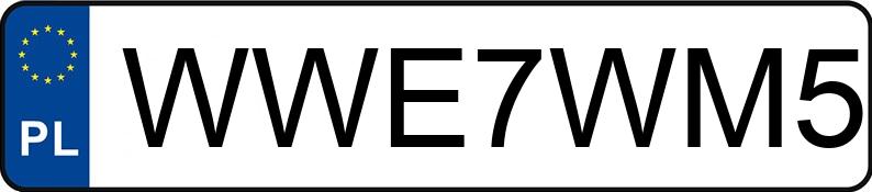 RegistreringsnummerWWE 7WM5 har RENAULT Megane II 1.9 dCi MR`07 E4 - WWE7WM5