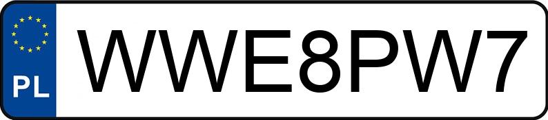 Numer rejestracyjny WWE 8PW7 posiada SKODA FABIA - WWE8PW7 Numer rejestracyjny WWE 8PW7 posiada SKODA FABIA - WWE8PW7