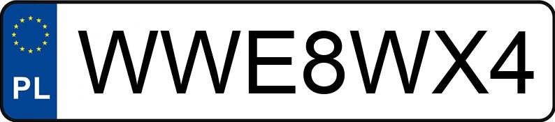 Numer rejestracyjny WWE 8WX4 posiada VOLVO XC60 - WWE8WX4 Numer rejestracyjny WWE 8WX4 posiada VOLVO XC60 - WWE8WX4