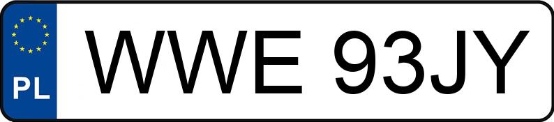 Numer rejestracyjny WWE 93JY posiada RENAULT R 19 TSE - WWE93JY Numer rejestracyjny WWE 93JY posiada RENAULT R 19 TSE - WWE93JY
