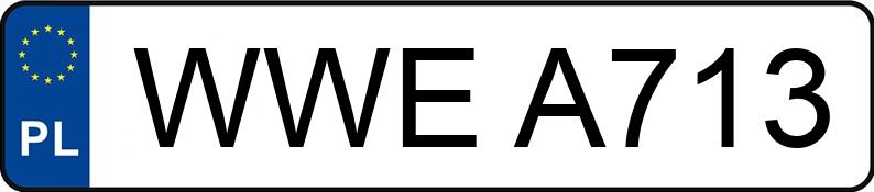 Numer rejestracyjny WWE A713 posiada FSO Polonez Truck Diesel 2.3t 1.9D I-14 - WWEA713 Numer rejestracyjny WWE A713 posiada FSO Polonez Truck Diesel 2.3t 1.9D I-14 - WWEA713