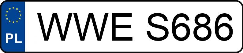 Numer rejestracyjny WWE S686 posiada RENAULT CLASSIC FIDJI - WWES686