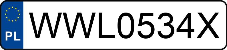 Numer rejestracyjny WWL 0534X posiada BMW 318 I - WWL0534X